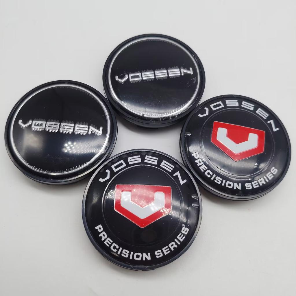 AAYS1 4Pcs/set 65mm Wheel Center Cap For Vossen Emblem Logo Wheel Cover Cap Hubcaps Badge Car Styling Accessories