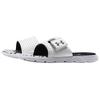 Under Armour Comfortable Versatile Slide Sandals Unisex Footwear Black White 3027252-100