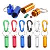 Mini Portable Pill Box Waterproof Aluminum Cases Tablets Bottle Medicine Vitamin Pillboxs Fish Oils Container Organizer Storage