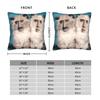 Federa Cuscino Gatto Divertente N-Nicolas C-Cage Picolas Cage Copricuscino Comodo Federa Cuscino Moderna Per Divano Camera da Letto Decorazione Casa