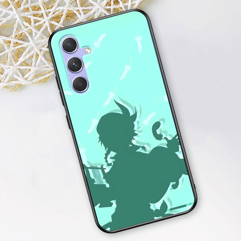 Barbatos Genshin Impact Case for Samsung Galaxy A51 A53 A54 A31 A52 A12 A13 A21s A22 A32 A11 A22 A33 A41 A52s TPU Phone Cover