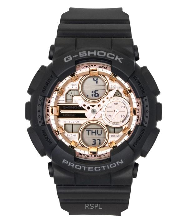Casio G-Shock Analog Digital Bio-Based Resin Rose Gold Dial Quartz GMA-S140PG-1A 200M Women s Watch розового золота