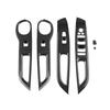 Fashionable ABS Panel Switch Trim Cover  Easy to Install  Scratch Prevention  Suitable for Hyundai Santa Cruz 2022 Set of 6