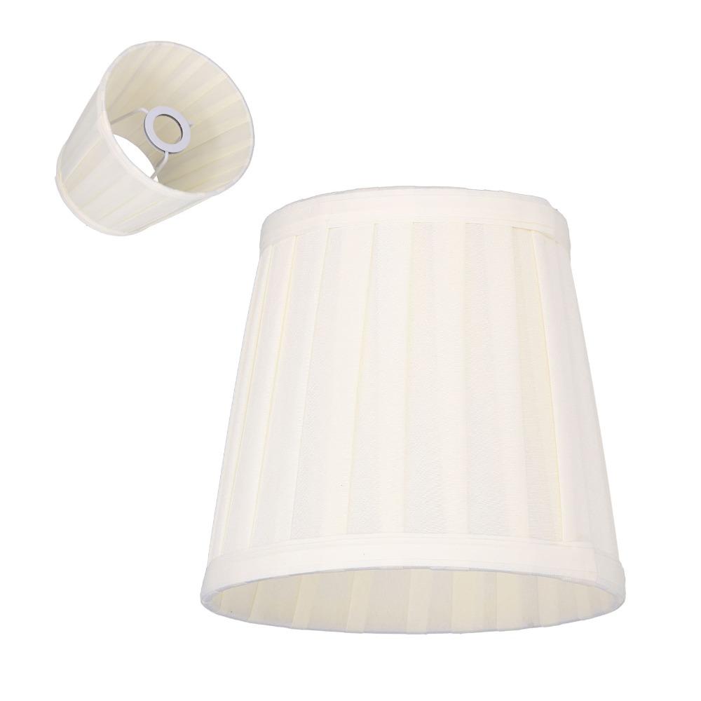 3PCS Clip On Design Lampshade Fabric Chandelier Lamp Shades Simple Lamp Cover  Wall Lamp