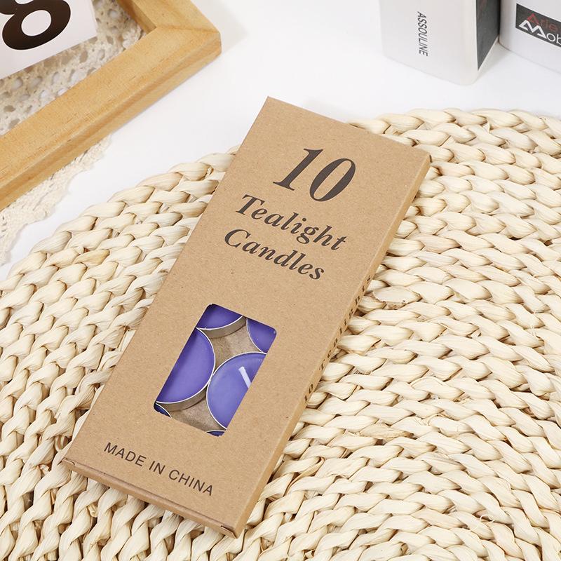 10 Round Aluminum Shell Butter Tea Wax Valentine's Day Marriage Proposal Plan Hotel Tea Insulated Hot Paint Small Candles