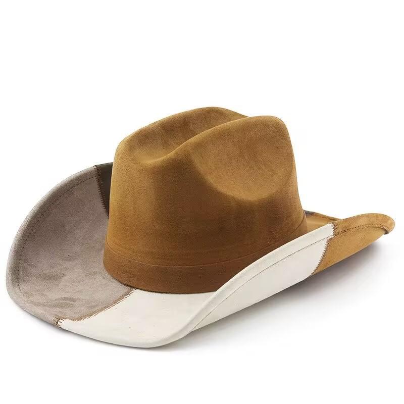 

JYL TS DIY Sequin Hat Unisex European Elegant Jazz Hat Felt Camel(fashionstitching)_L(58cm） мягкий абрикосового