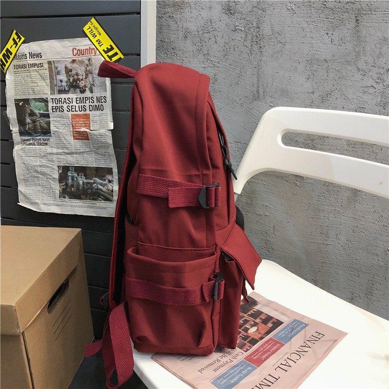 Unisex Backpacks Simple Large Capacity Travel Rucksack 2025 New Casual Multi-pockets High School Student Colleage Student School Bags for Teenagers