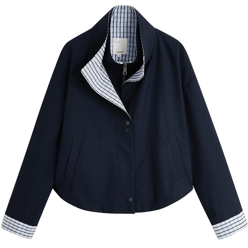 

Женская куртка INMAN в цветочную клетку, имитирующая костюм-двойку XL