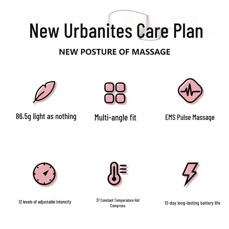 BLUE FLASH Smart Pendant Neck Massager CN Plug (adapter Included)