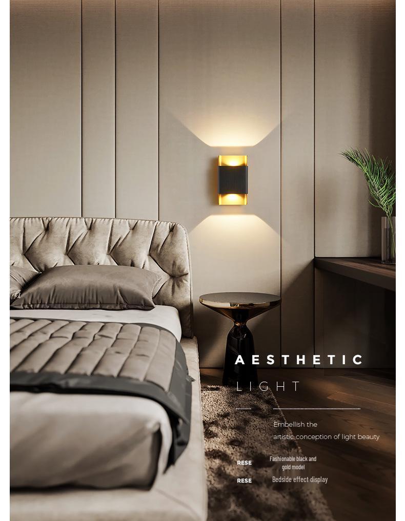 Modern Minimalist Luxury Wall Lamp for Living Room, Bedroom, or Stairway