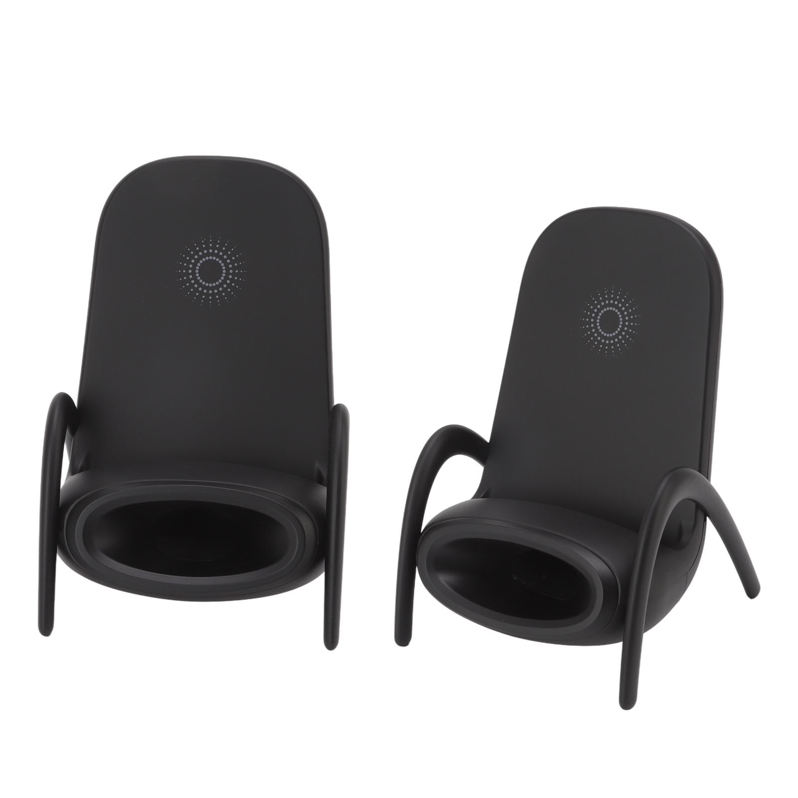 

Wireless Charging Stand Chair Amplifier Wireless Charger for IOS for Android for Samsung Mobile чёрный