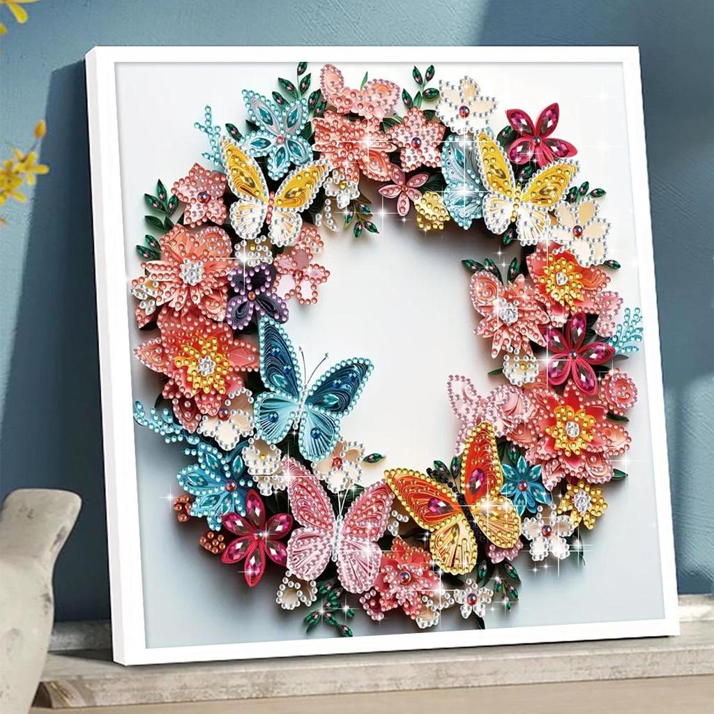5D DIY Diamond Painting Animal Kit Butterfly Rabbit Cat DIY Partial Special Shaped Drill Handmade Diamond Mosaic Art G
