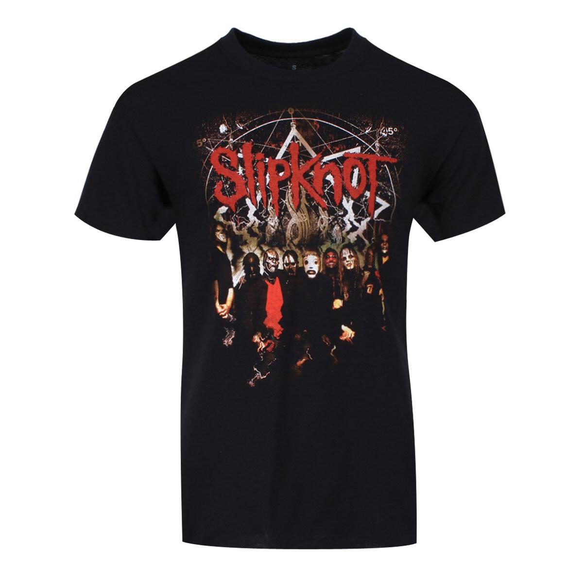 Slipknot T-Shirt Waves Rock Metal Band New Black S