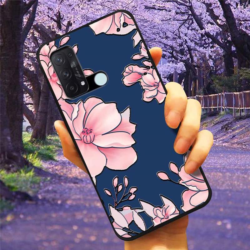 For OPPO Reno 5A 3A 7A Case 3D Relief Cartoon Silicone Back Cover for Oppo Reno7 A Reno3A Reno5A Cases Emboss Soft Cute A54 5G
