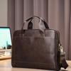 2024 Premium Cowhide Men's Crossbody Business Laptop Bag