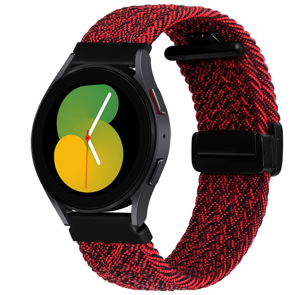 20mm/22mm Watch Strap For Samsung Galaxy watch 7 6 4 classic 5 pro active 2 Magnetic braided bracelet Huawei watch GT 2 3 4 band