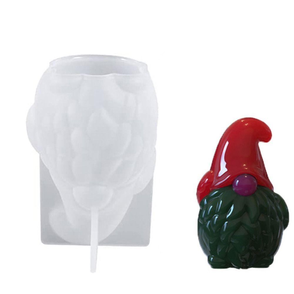 

Soap Santa Claus Home Decoration Gifts Candle Mould Silicone Mold Christmas Decoration Snowman Mold 1