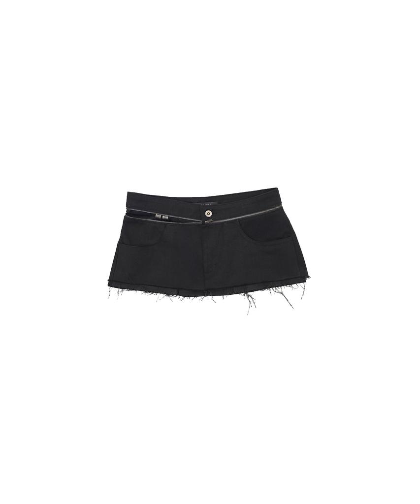 Dogeumaegseu Zip Belt Mini Skirt De04