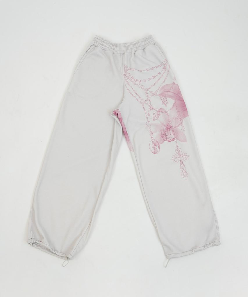 ELFELFELF ARCHIVES Lily Jewel Sweatpants [Pink]