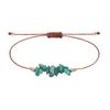 Gemstone Bracelet Women Men Adjustable Braided Crystal Bracelet Boho String