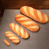 Bread Pillow Soft Plush Bread Cushion with Realistic Baked Bread Design Elastic PP Cotton Filled Sofa Pillow Hugging Sofa Decor