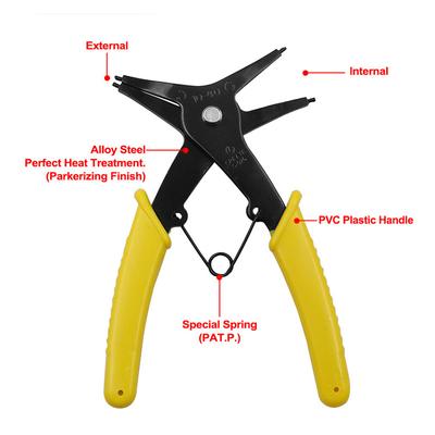 Kit de herramientas multifunción 2 en 1 para extracción e instalación de anillos de retención de resorte