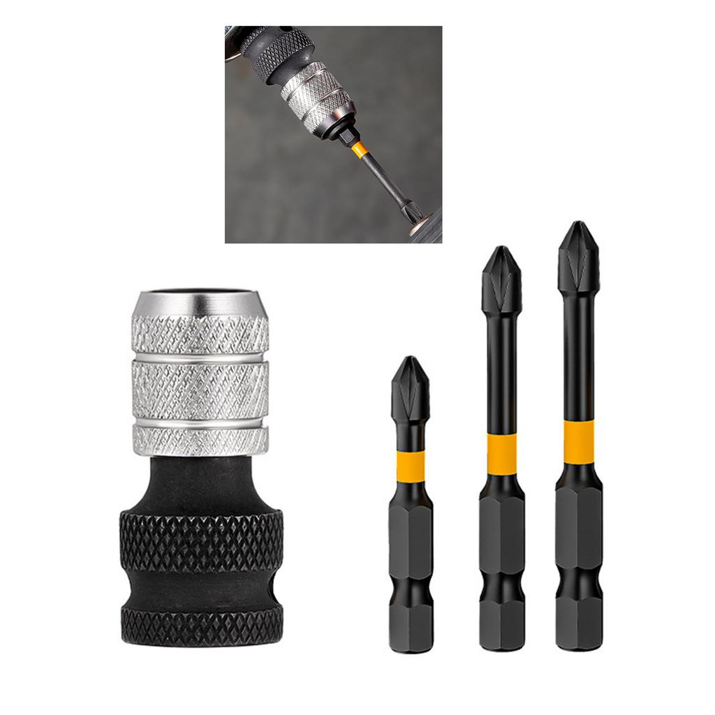 1/4inch Drive To 1/4inch Hex Adapter Socket Adapter Drive Hex Ratcheting Humanized Quick Releasing Wrench Accessories