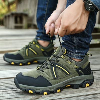 New Men's Outdoor Hiking Shoes Casual Breathable Travel Hiking Shoes Fashion Sports Large Size