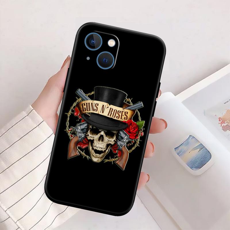 BH24 G-guns R-roses Phone Case for Samsung Galaxy M06 M15 M16 M35 M55 M56 A36 A42 A50 A50S A51 A52 A32 A33 A05 A05S A06 A16 A20