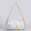 Women's Sparkling Floral Hobo Bag - Botanical Embroidered Shoulder Purse with Adjustable Strap for Spring Summer & Boho Outfits
