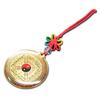 Feng Shui Strap Qiankun Zhao Tu and Earth Illuminating Treasure Amulet for Protection Against Evil Spirits 3cm In Diameter [HAMILO] - (Heaven Diagram)