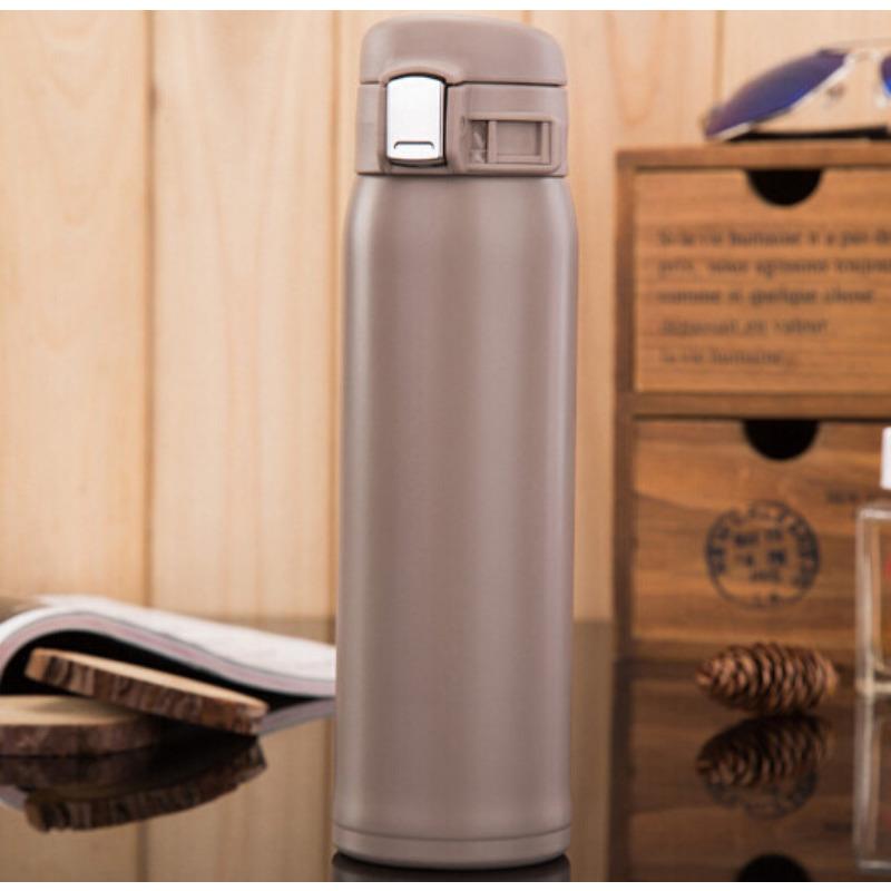 Bounce Portable Vacuum Cup Goddess Stainless Steel Creative Gift Cup with Lock for Travel 500ml золотой