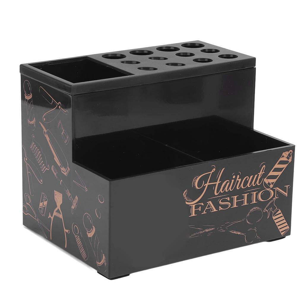 Friseurscherenhalterbox Salon Scherenhalter Rack Rasierwerkzeug Organizer Kosmetik Aufbewahrungsbox für Friseursalon Friseur