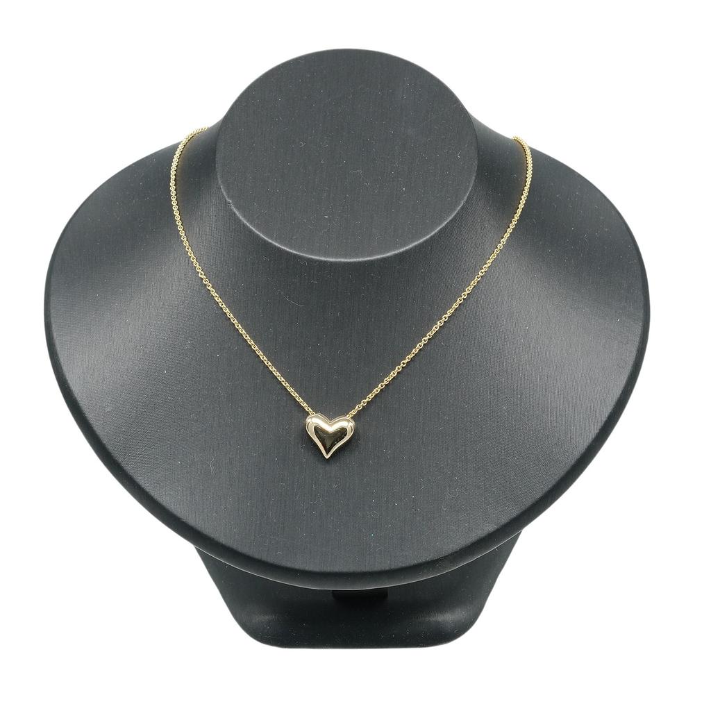TIFFANY&Co. Pintide Heart Necklace K18 yellow gold 7.61g Women Used