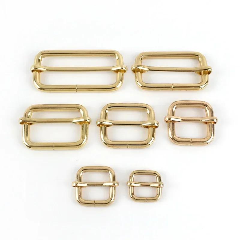 5/10Pcs 13-50mm Belt Buckles Roller Metal Pin Buckle Tri-glides Slider Adjuster Clasp Handbag Strap DIY Garment Accessories