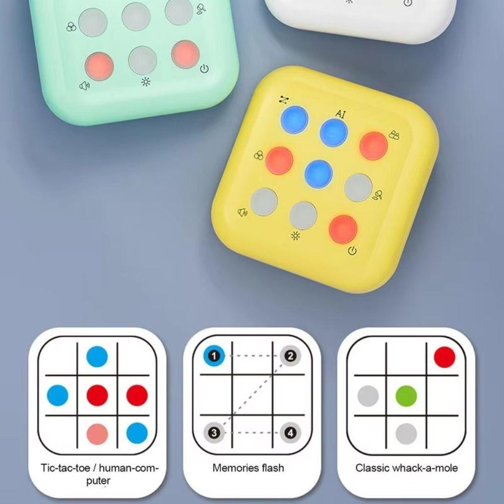 Educational Tic-Tac-Toe Handheld Game Electric Electronic Chess Set Family