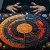 Universe Planet Pattern Tarots Card Tablecloth Altars Cloth Altars Cloth Divinations Card Table Cloth Tapestry Easy Use