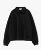 UNDEROFF Daily Button Collar Sweatshirt White Melange