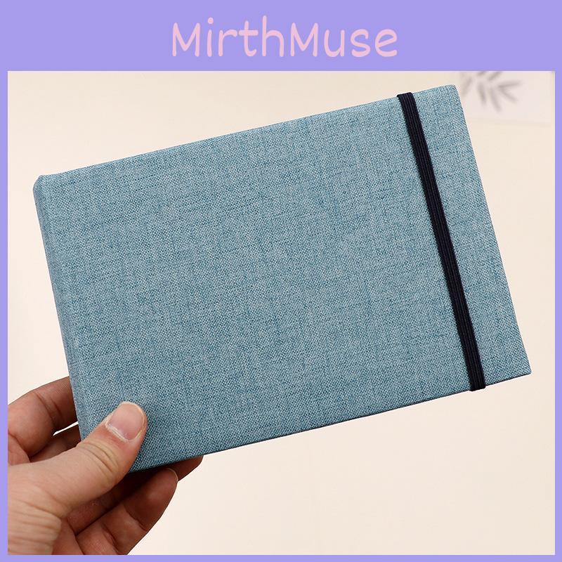 Mini Flip Book Album Portable Linen Cover Photo Album For Travel Storage Memory