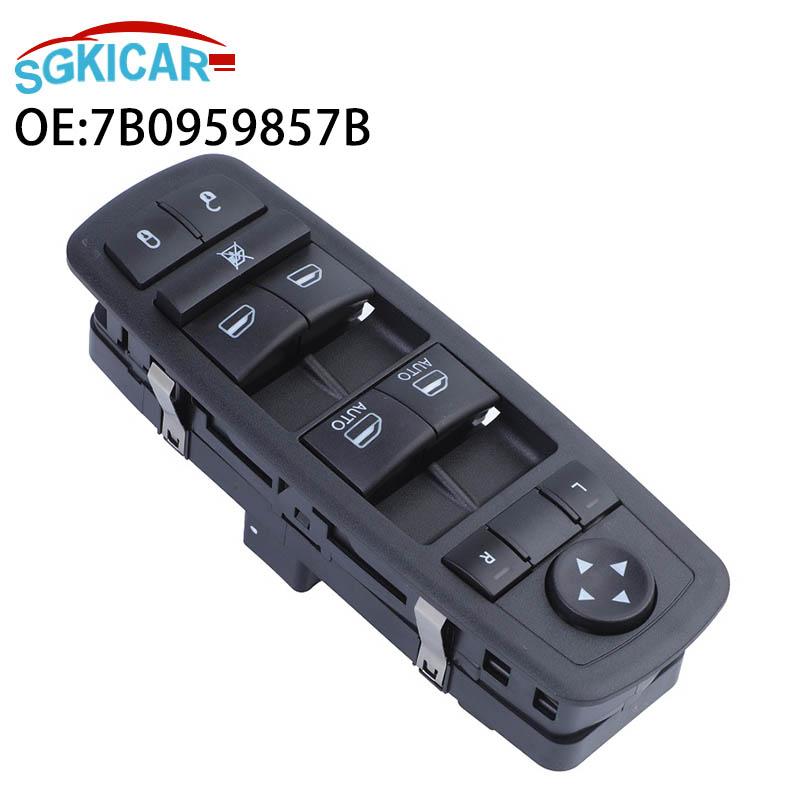 7B0959857B Car Power Window Switch Button 7B0959857A 7B0959857B 7B0959857E DWS861 For VW Routan 2009