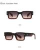Trendy European-American Square Sunglasses for Women - Model 6035