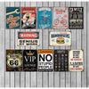 Retro Metal Tin Sign Plaque With Vintage Charm For Bar And Cafe Wall Decor Art