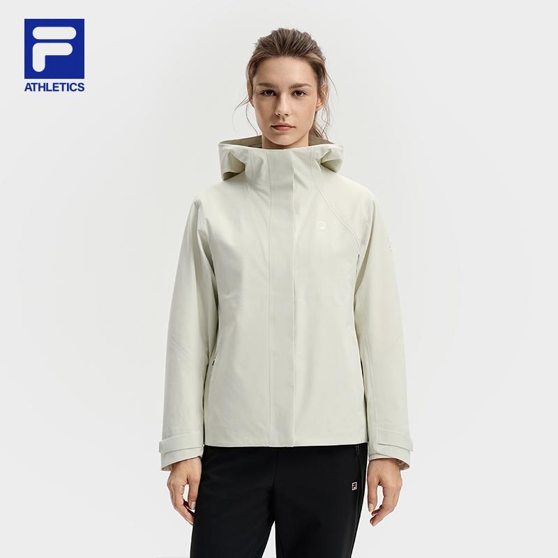 FILA Fitness Simple Solid Color Outdoor Multi-Functional Loose Detachable Two-Piece Jacket Women Jackets A11W541701FGY