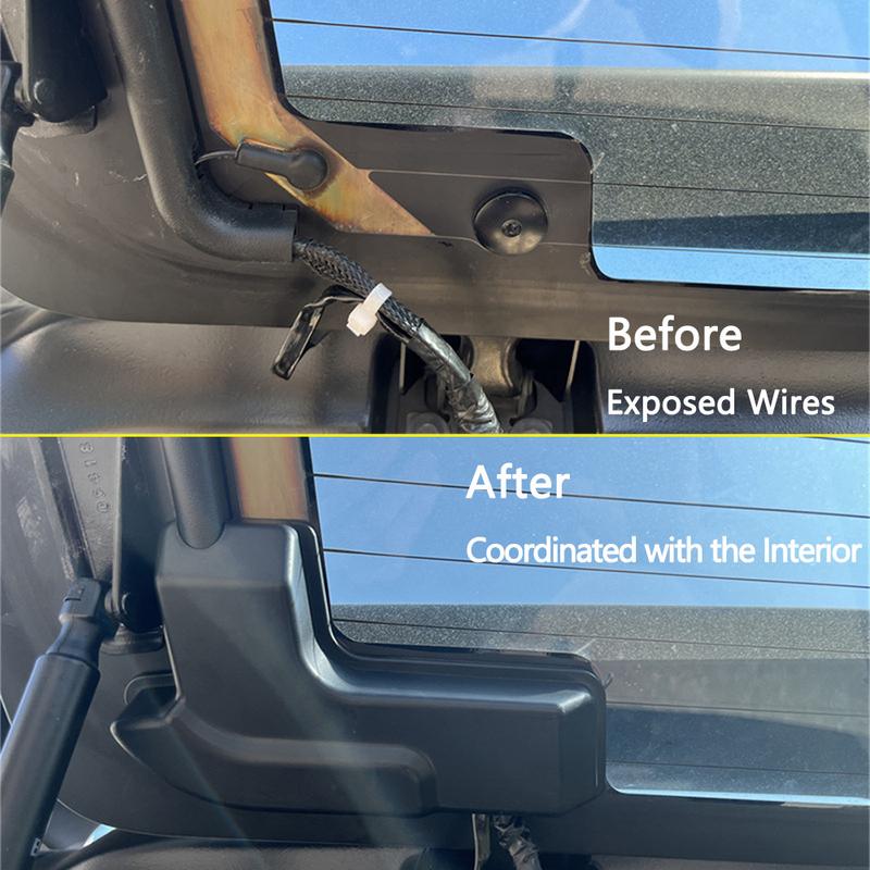 Car Rear Window Heater Wire Cover Trim Tailgate Wire Protector For Jeep Wrangler JL 2018-2025 Interior Mouldings Accessories