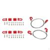 1:10 RC Crawler Tow Hook Shackle Trailer SCX10 D90 D110