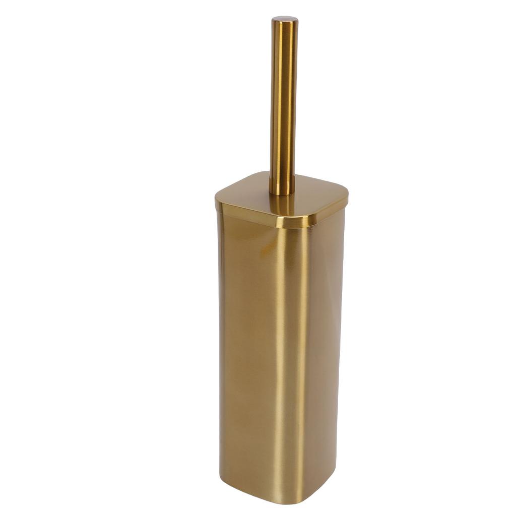Toilet Brush and Holder Stainless Steel Splashproof Floor Standing Toilet Bowl Cleaner Brush for Bathroom Deep Cleaning