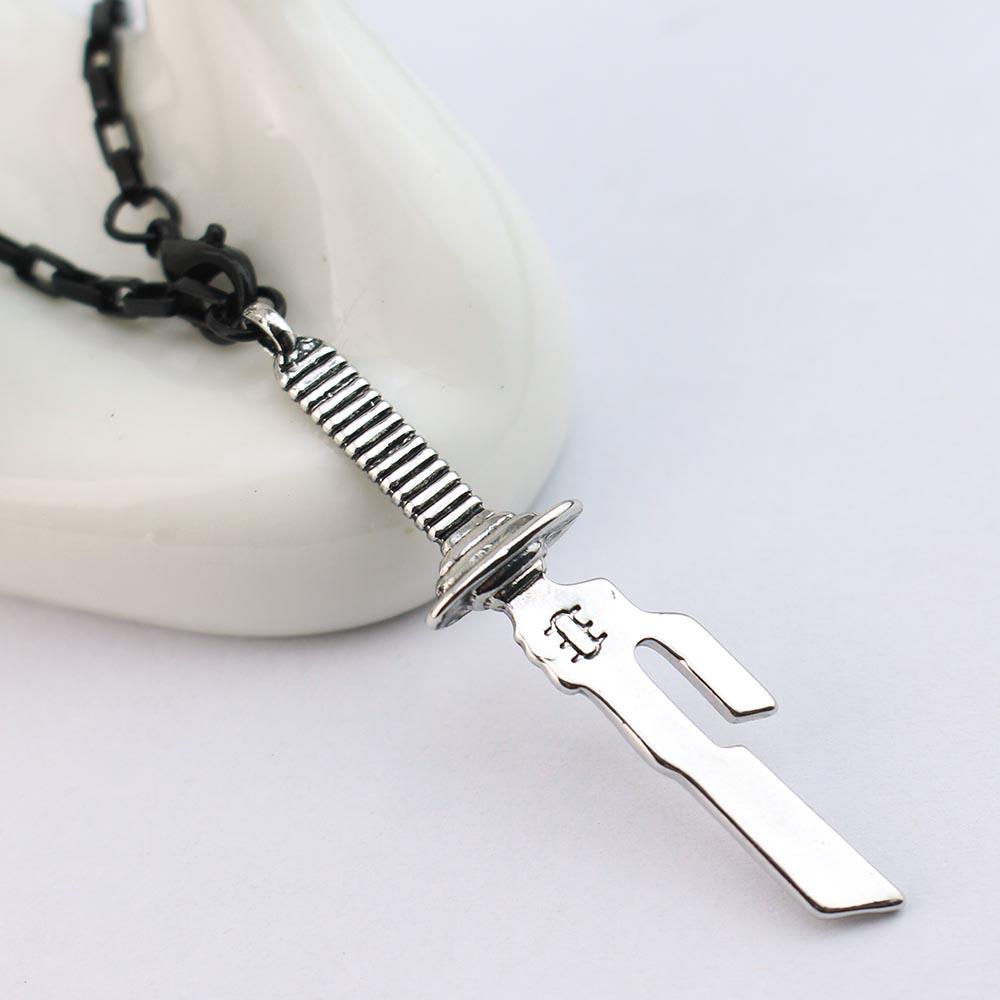 Anime Jujutsu Kaisen Fushiguro Toji Collar de Cosplay Unisex Colgante Espada Lanza de Tianri Gargantilla Joyería Accesorios Regalos 6