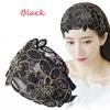 Adjustable Toothed Broadside Floral Printed Non-slip Head Hoop Hair Bands Headband Hair Accessories