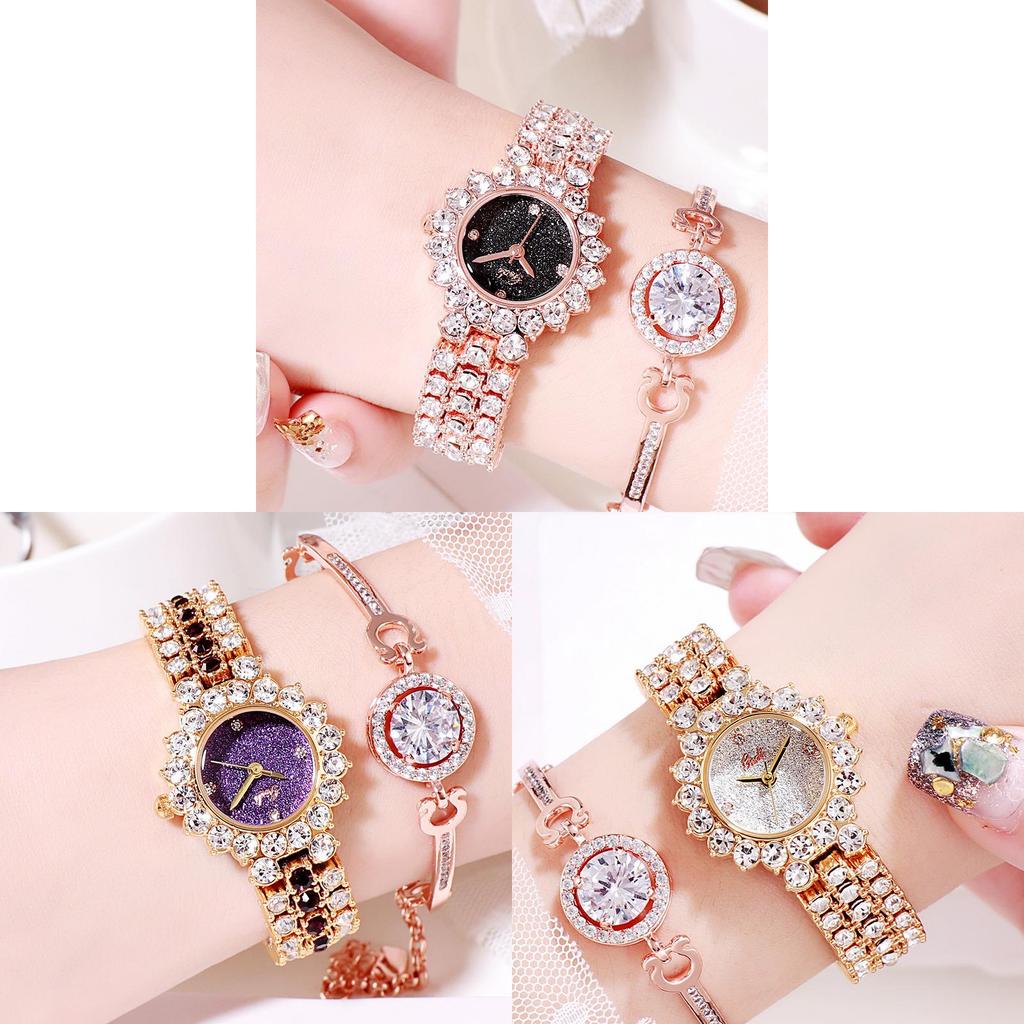 Fashion Quartz Watch For Women With Starry Sky Design And Waterproof Feature