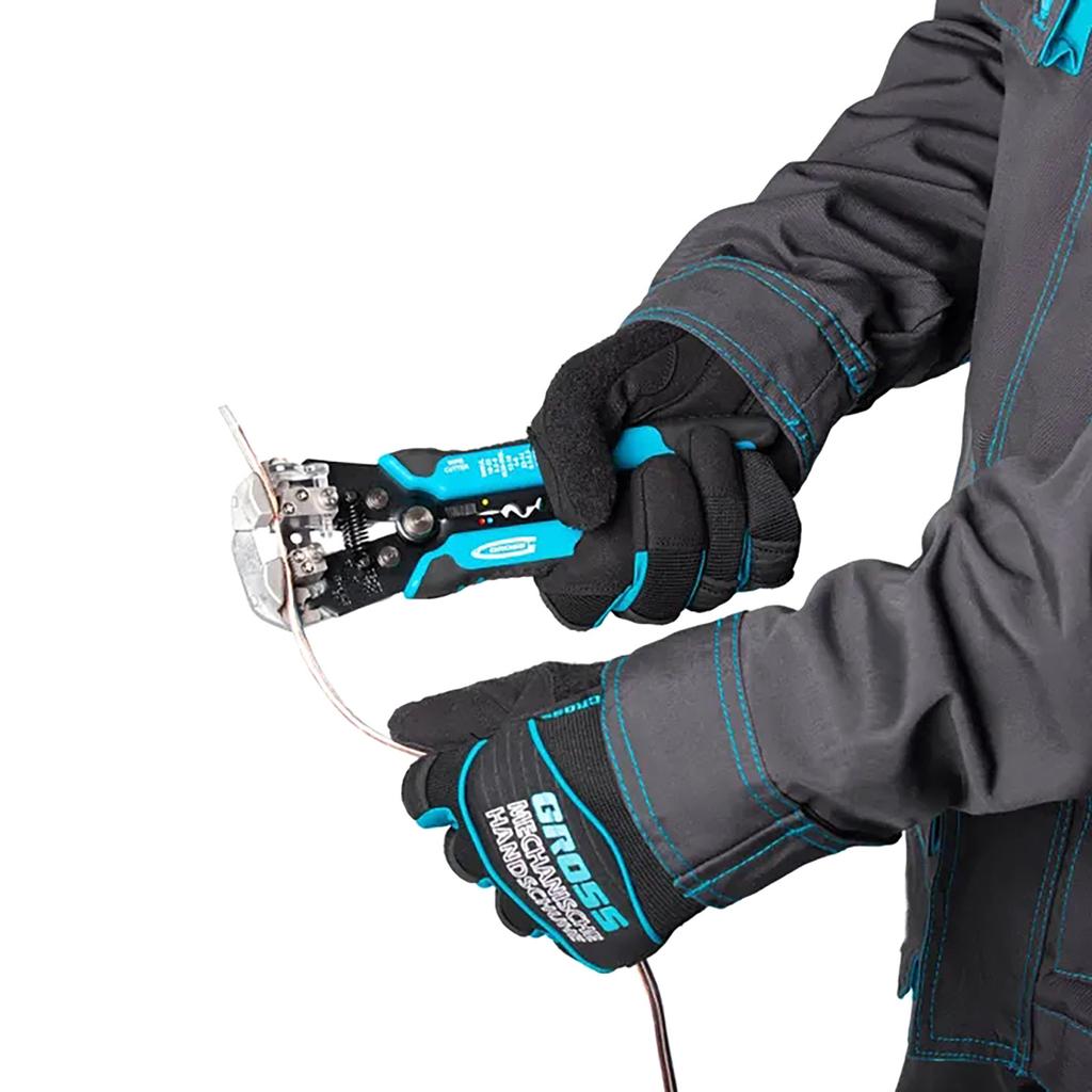 8-inch Automatic Wire Stripping Terminal Crimping Cable Peeling And Cutting Adjustable Distance Multifunctional Wire Stripping Pliers